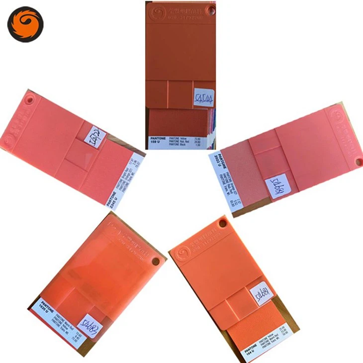orange color masterbatch for different material