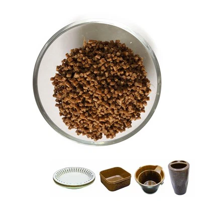 PE/PP/TPU+ Wheat Straw Raw Material Pellets Rice Husk Shredded Coconut Cereal Fiber Wood Fiber Bamboo Fiber Tea Fiber